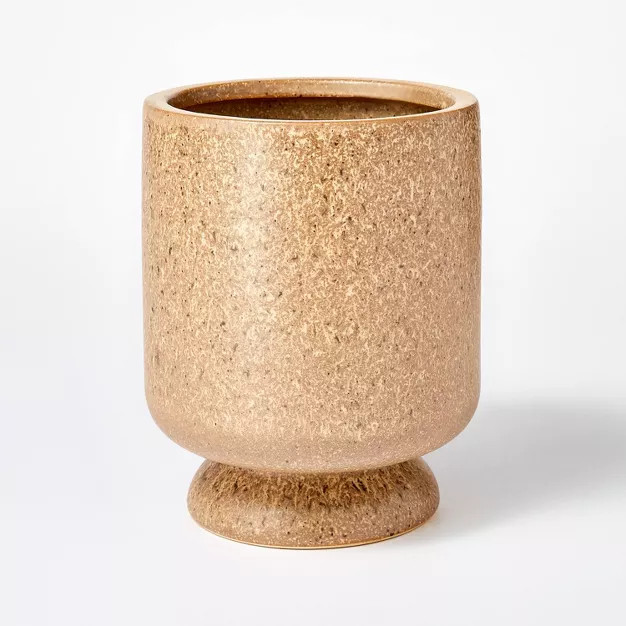 Small Footed Camel Ceramic Vase - Threshold™ designed with Studio McGee | Target