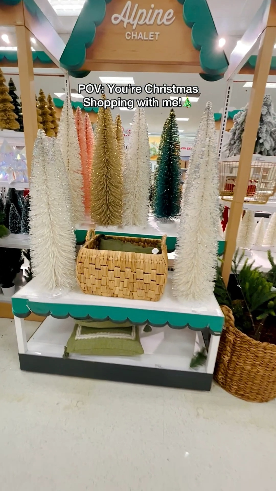 Christmas shop with me at Target! Holiday shopping, candles, throws, Christmas decor, wreaths, and so much more new finds! #targethome #target 

#LTKvlog #LTKHoliday #LTKFindsUnder50