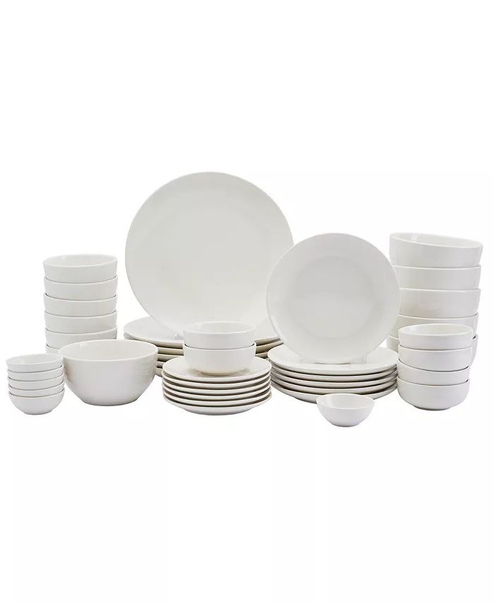 Inspiration by Denmark Round Coupe 42 Pc. Dinnerware Set, Service for 6 | Macy's