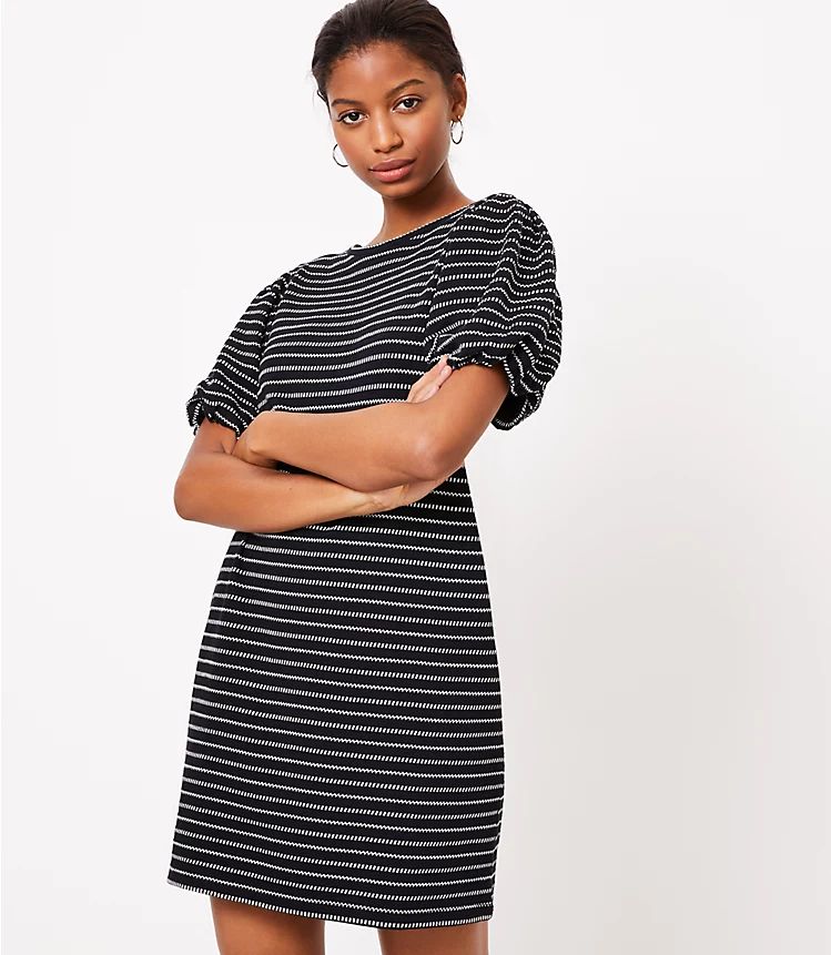 LOFT Beach Puff Sleeve Dress | LOFT