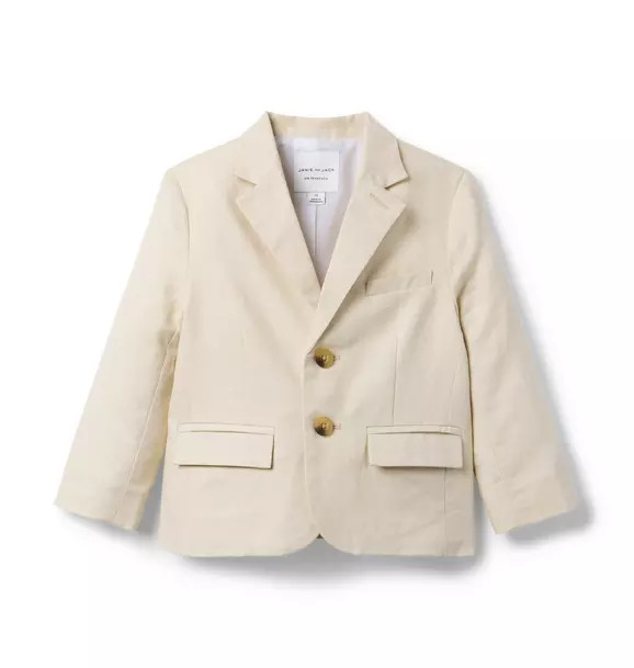 Linen-Cotton Blazer | Janie and Jack