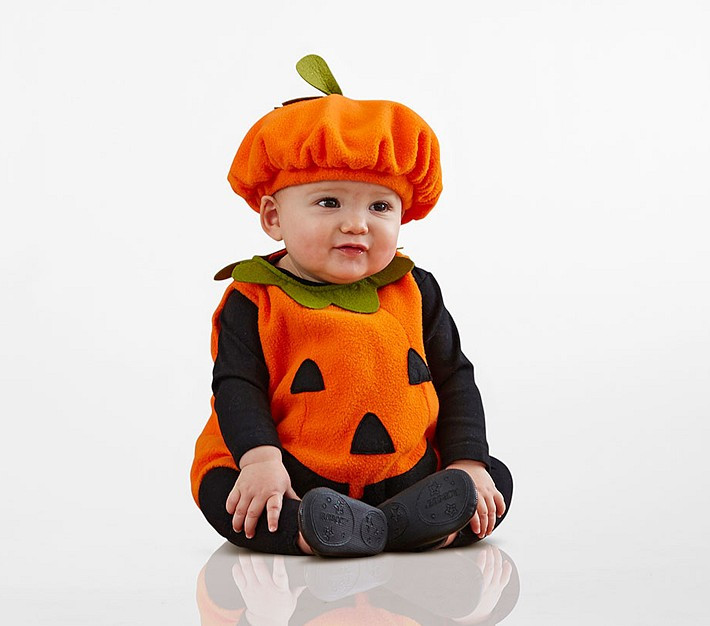 Baby Pumpkin Halloween Costume | Pottery Barn Kids