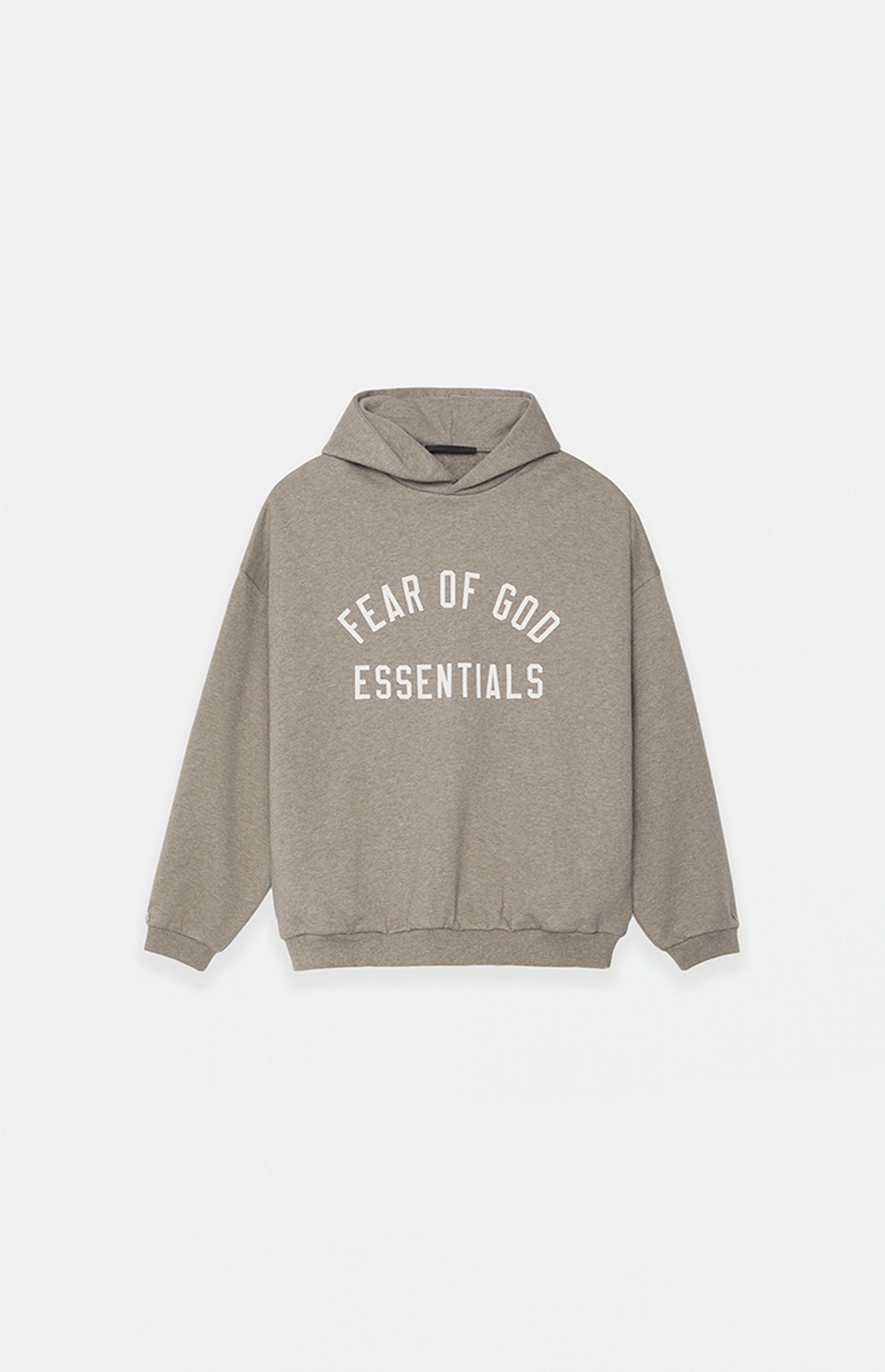 Fear of God Essentials Kids Heather Grey Fleece Hoodie | PacSun