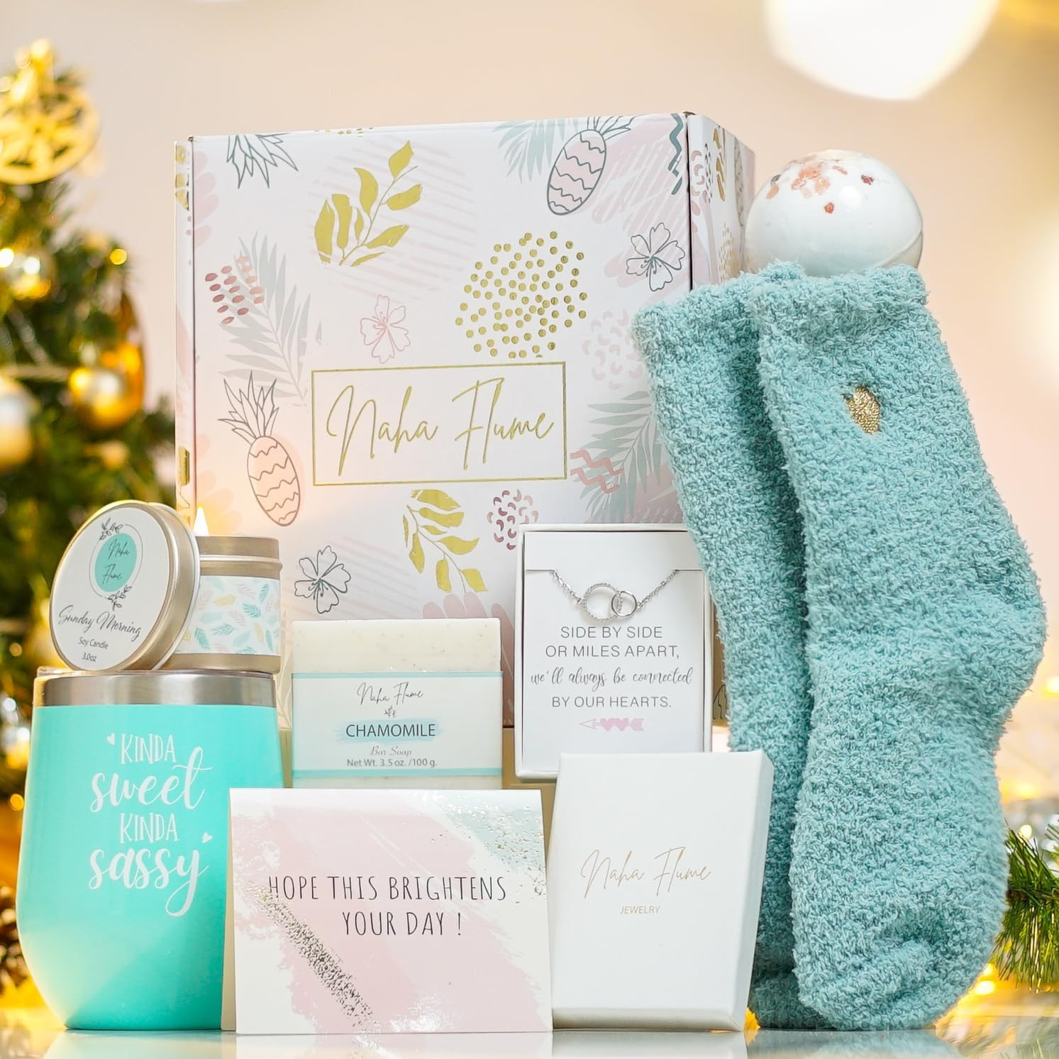 7 Luxury Christmas Gifts for Women - Tumbler Bracelet Spa Gifts for Women - Womens Gifts for Chri... | Amazon (US)