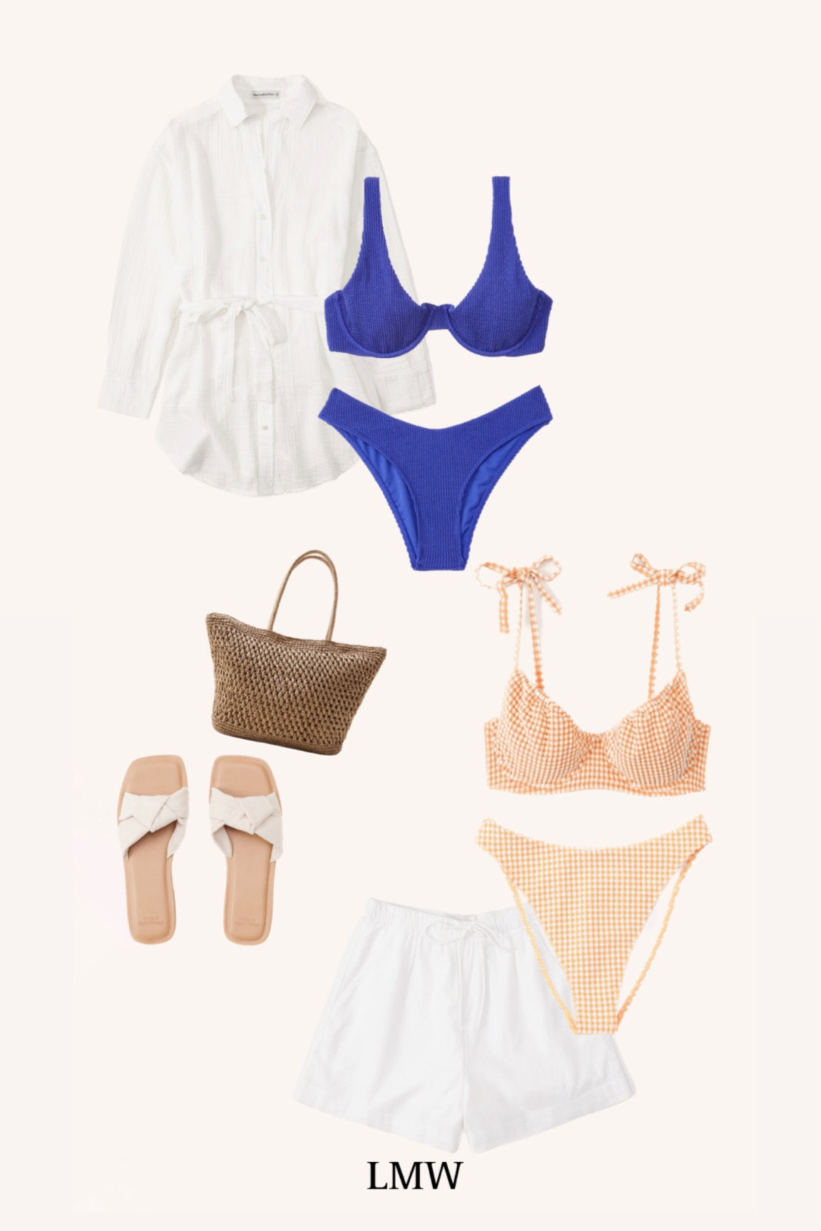 AF vacation outfit | neutrals | costal fashion | bathing suit cover up | bikini | spring break | beach bag 

#LTKunder100 #LTKswim #LTKSeasonal
