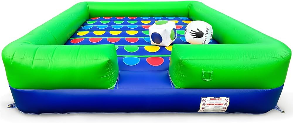 Inflatable Interactive Games Inflatable Twister Game with 2 Oversized Dice - Outdoor/Indoor Toys ... | Amazon (US)