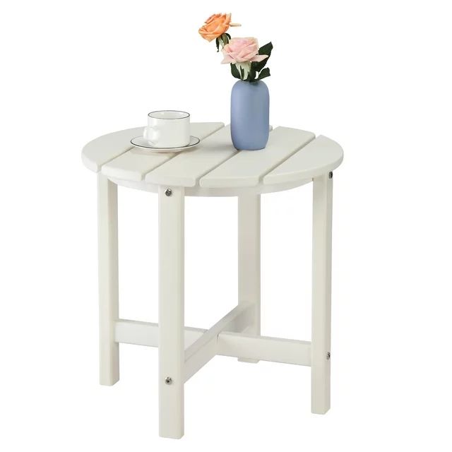 GoDecor 14" Adirondack Table Round End Table for Garden, Poolside, Kitchen, Outdoor Stand, Living... | Walmart (US)