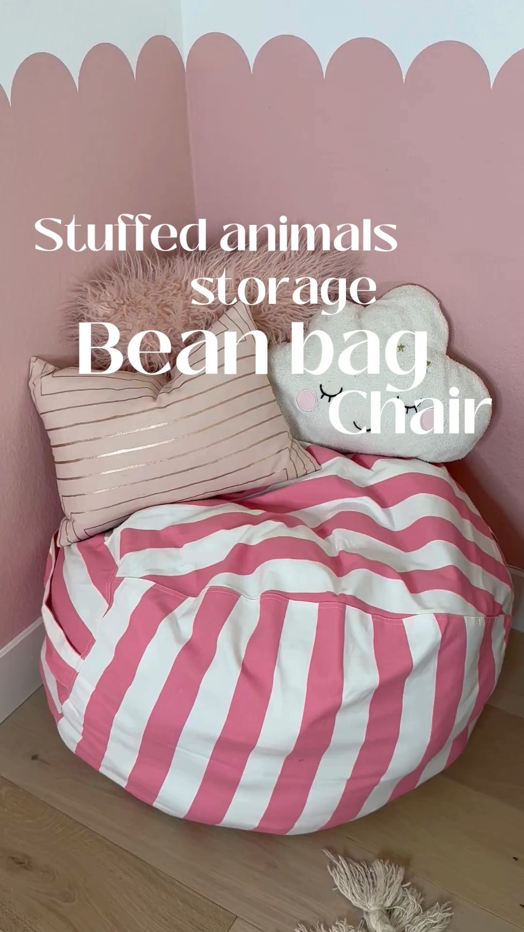 Here’s how to control the stuffed animal chaos!
This beanbag chair storage is genius, just stuff it with all those stuffies taking over your home. Cozy chair, clean room!



#LTKHome #LTKKids #LTKFamily