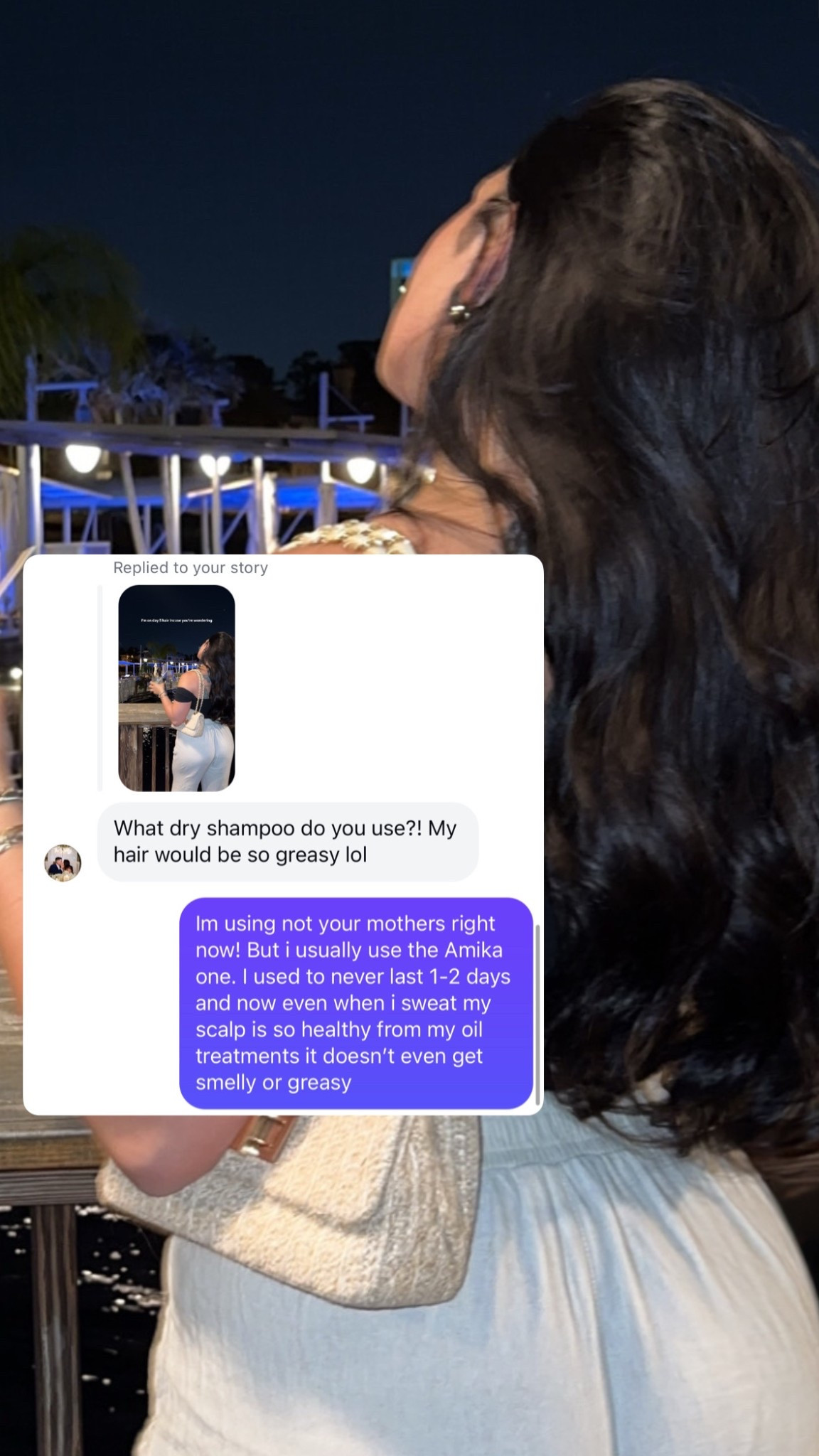 What i use in my hair:

I’m always rotating my products, but my scalp oil treatments are always the same!! 1x a week. Massage castor oil into your scalp. Leave in while running errands or going to the gym. Shampoo 2x in shower and use scalp massager. Condition ends only  

#LTKStyleTip