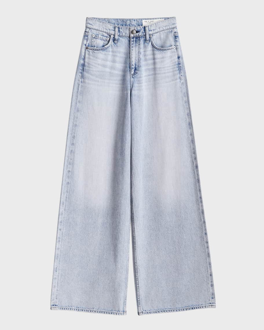 Rag & Bone Featherweight Sofie Wide-Leg Jeans | Neiman Marcus
