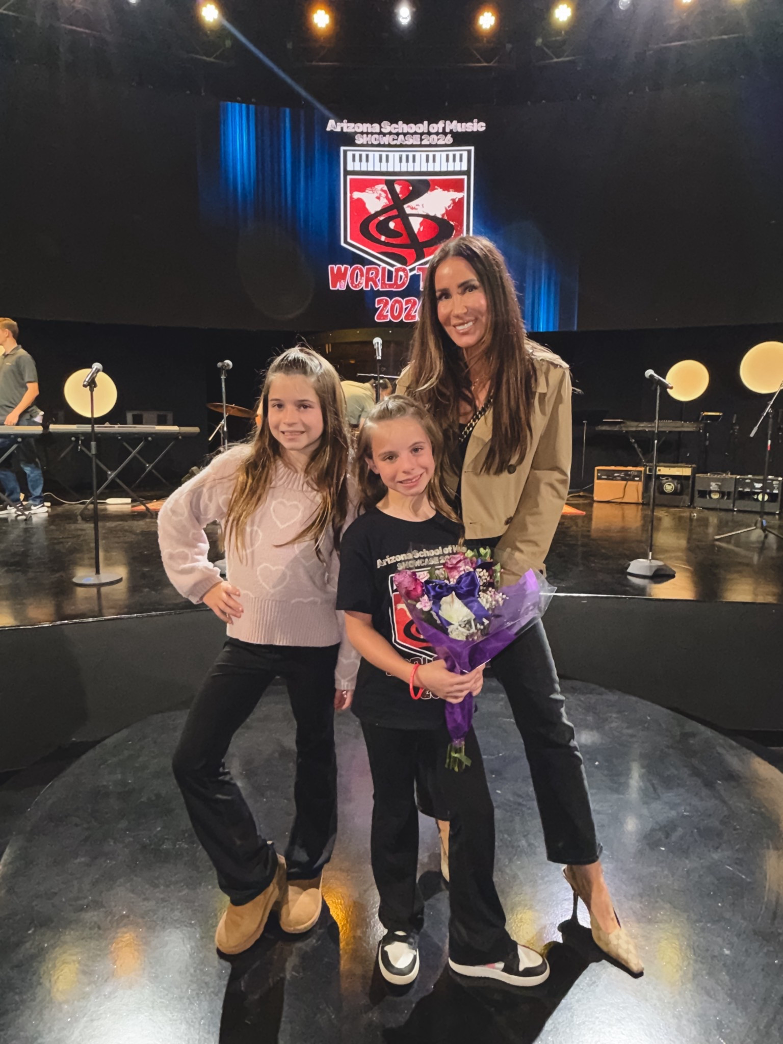 Grayson ‘s vocal and guitar showcase…1st time and she did amazing...what I wore …these are one of my favorite designer jeans.. linking style below , color isn’t exact but almost ..sz 25 
Sz small bodysuit and linking similar to jacket and shoes 
Linking their fits as well

#LTKootd #LTKgrwm #LTKOver40