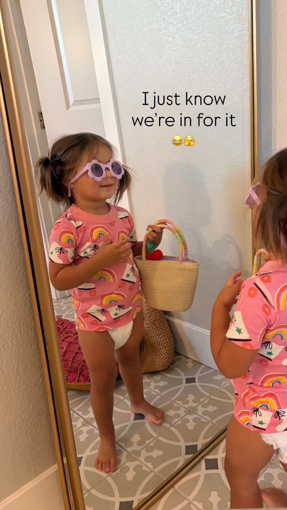I just know we’re in for it 😂🫣
Hanna Andersson pajamas for summer. Run TTS

#LTKmomlife #LTKSeasonal #LTKKids