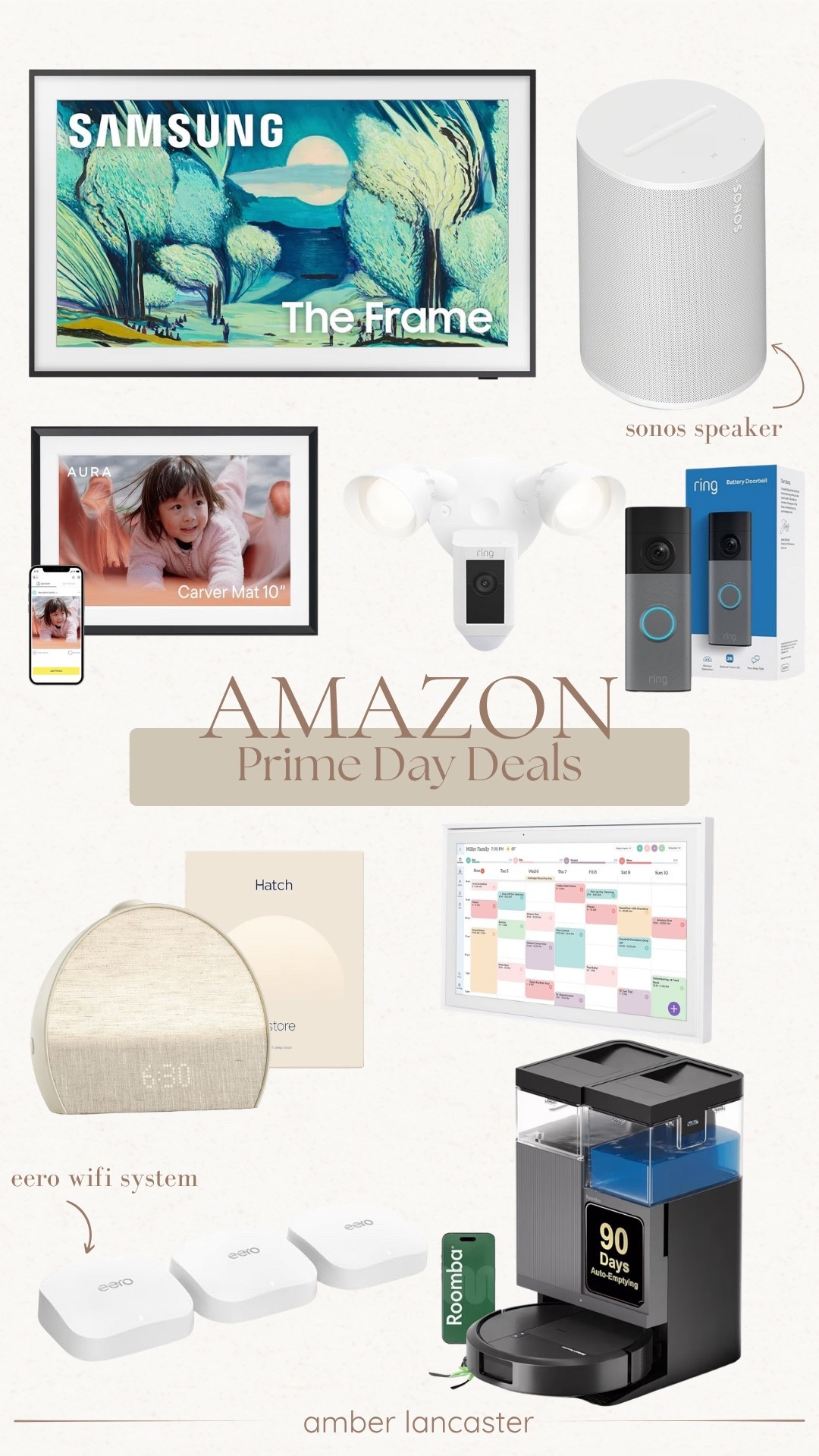 Amazon Prime Day Home Deals!! | 
amazon, amazon prime day deals, amazon prime day, prime day deals, prime day sale, amazon sale, amazon prime day sale, prime day 2026, amazon home deals, amazon home, frame tv, sonos, eero, hatch alarm, robot vacuum and mop, skylight calendar, ring doorbell, ring camera, digital picture frame, home tech.

#LTKSaleAlert #LTKHome #LTKSeasonal
