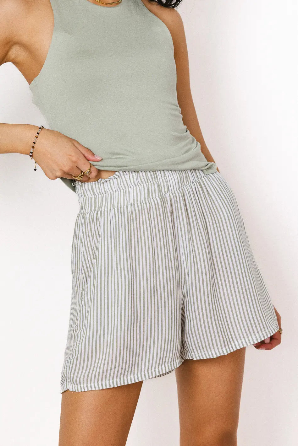 Next To You Shorts in Sage - FINAL SALE | Böhme US