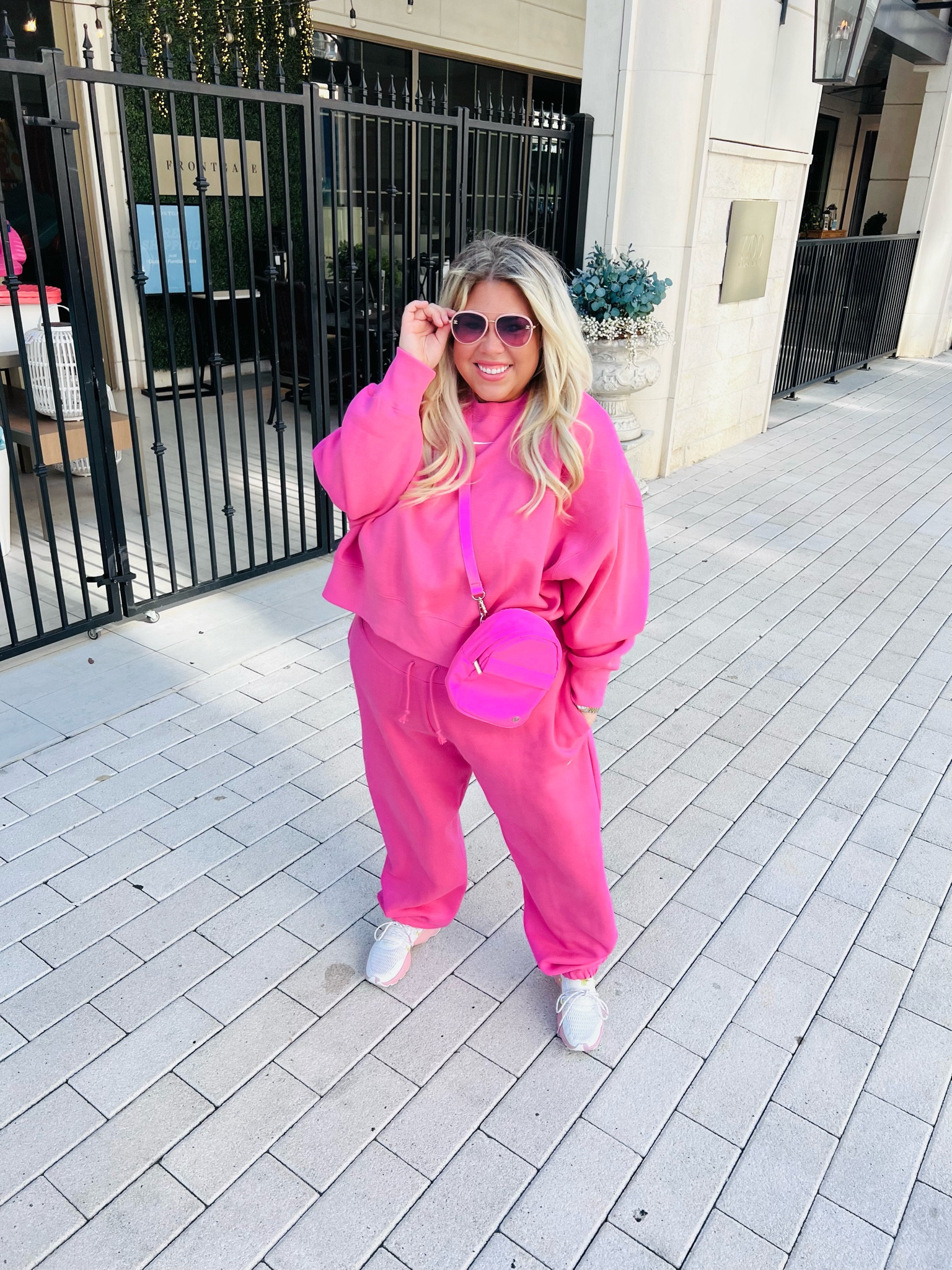 Forever in my Barbie era 💗 

This super cute set is on sale and in stock! I’m in an XL in both! 

#LTKunder50 #LTKstyletip #LTKxNSale