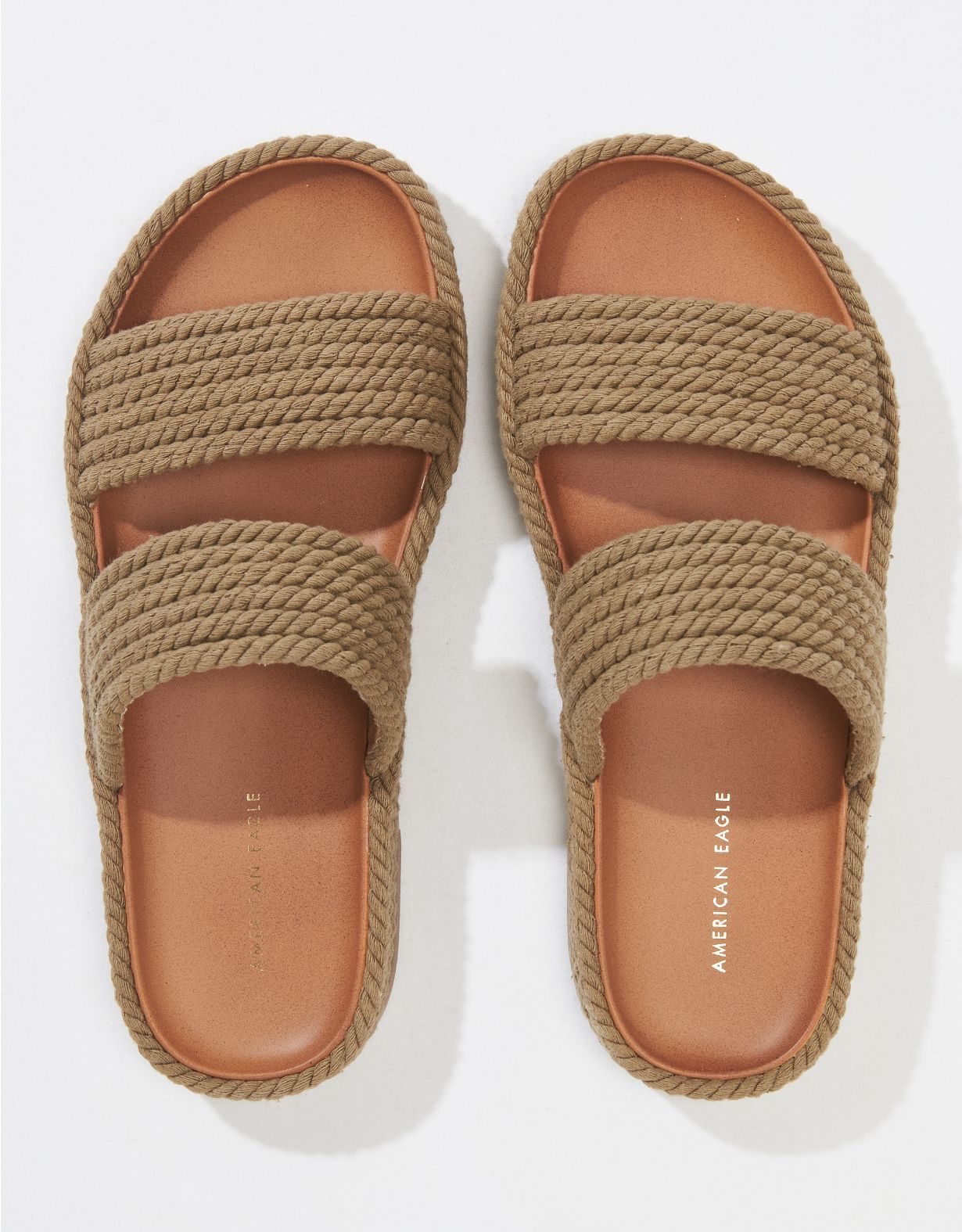 AE Rope Double Band Sandal | American Eagle Outfitters (US & CA)