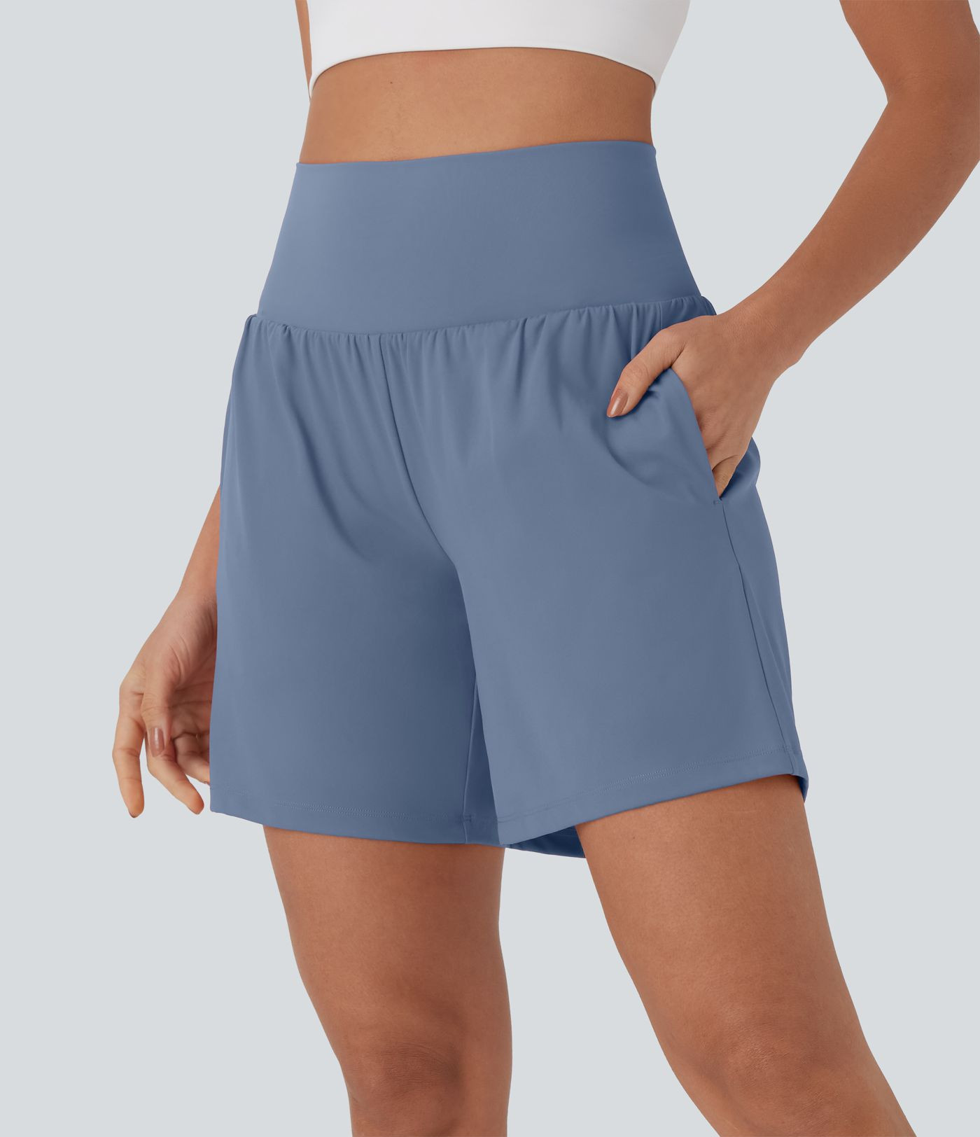 Damen Softlyzero\u2122 Airy - 2-in-1 Yoga-Shorts mit superhohem Bund, mehreren Taschen und Cool-T... | Halara - DE