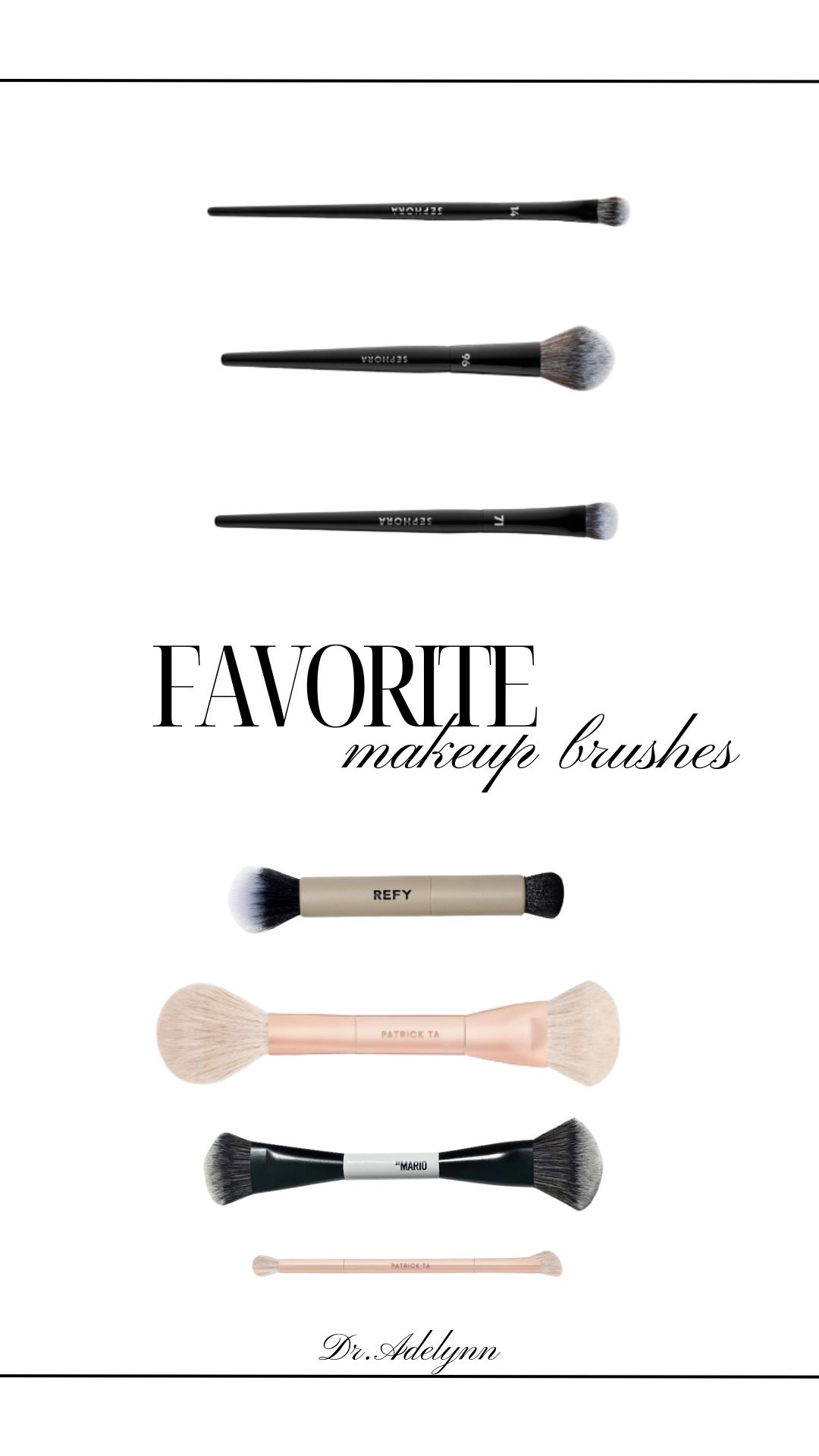 These are my favorite makeup brushes that blend flawlessly,
 

makeup brushes | best makeup brushes | Sephora brushes | Patrick Ta brush | Makeup by Mario brush | Refy brush | luxury makeup brushes | everyday makeup tools | flawless blending brushes | professional makeup brushes | beauty must haves | LTK beauty finds |

#LTKSaleAlert #LTKBeauty #LTKFindsUnder50