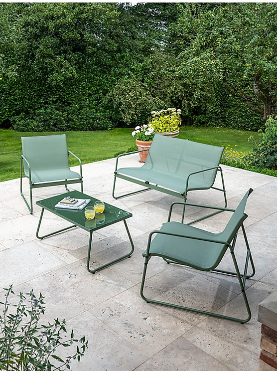 Green Modern Metal Sofa Set | George