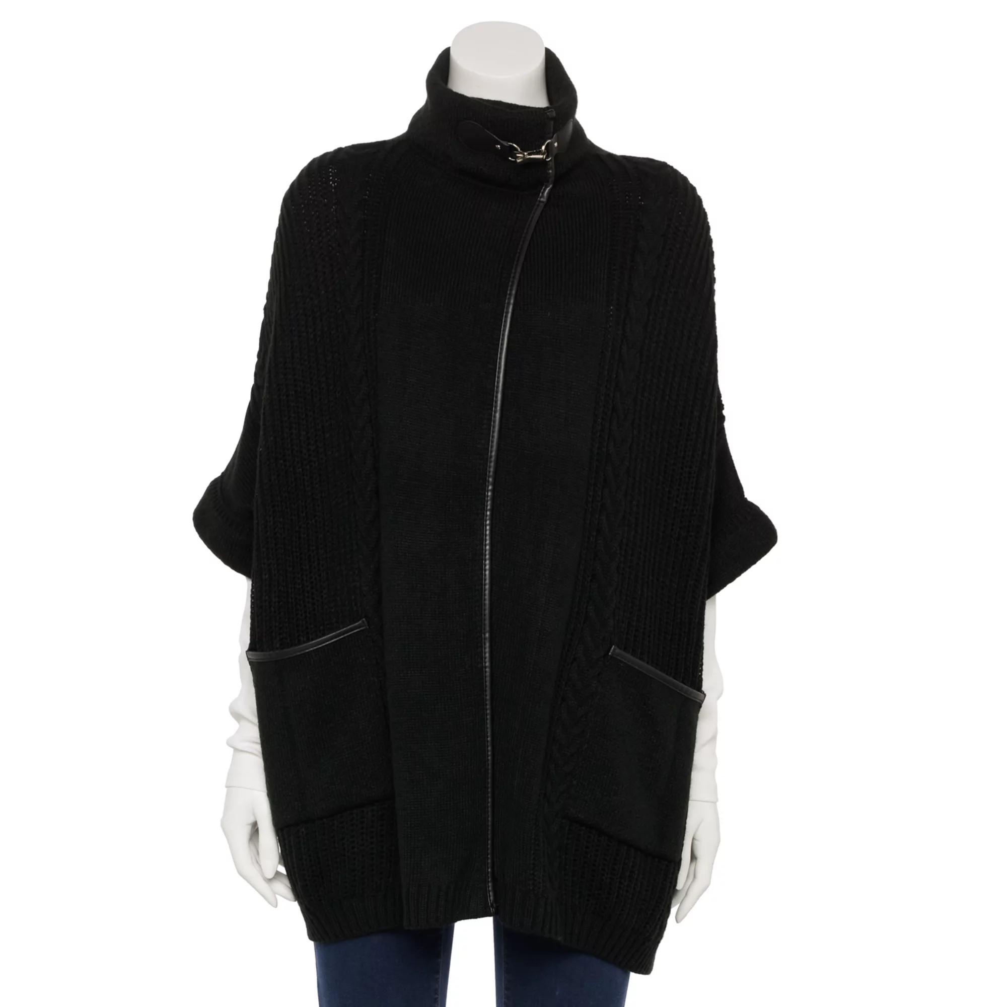 Women's LC Lauren Conrad Cable Knit Cape | Kohl's