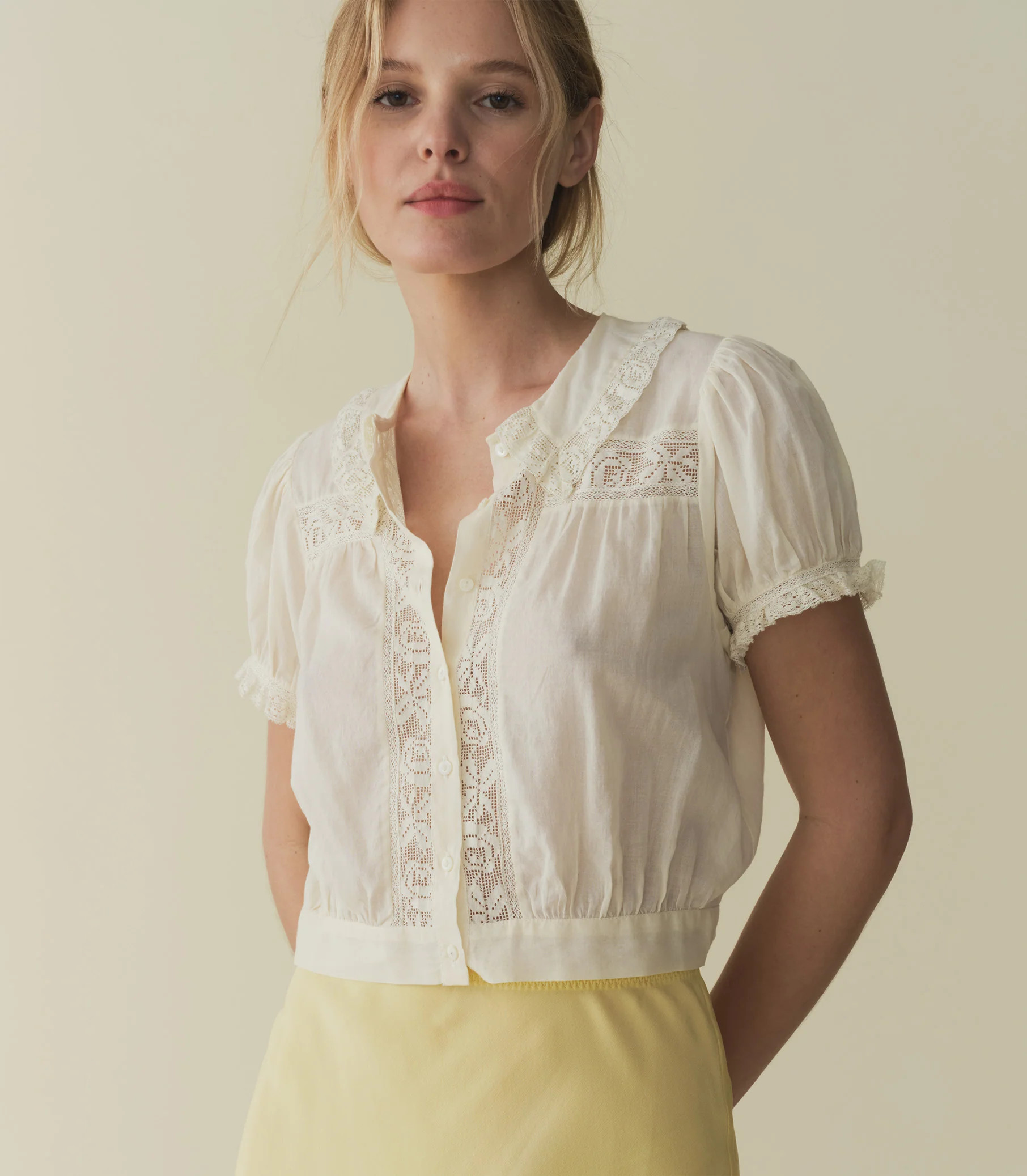 Skylark Top - Magnolia| DÔEN | DOEN