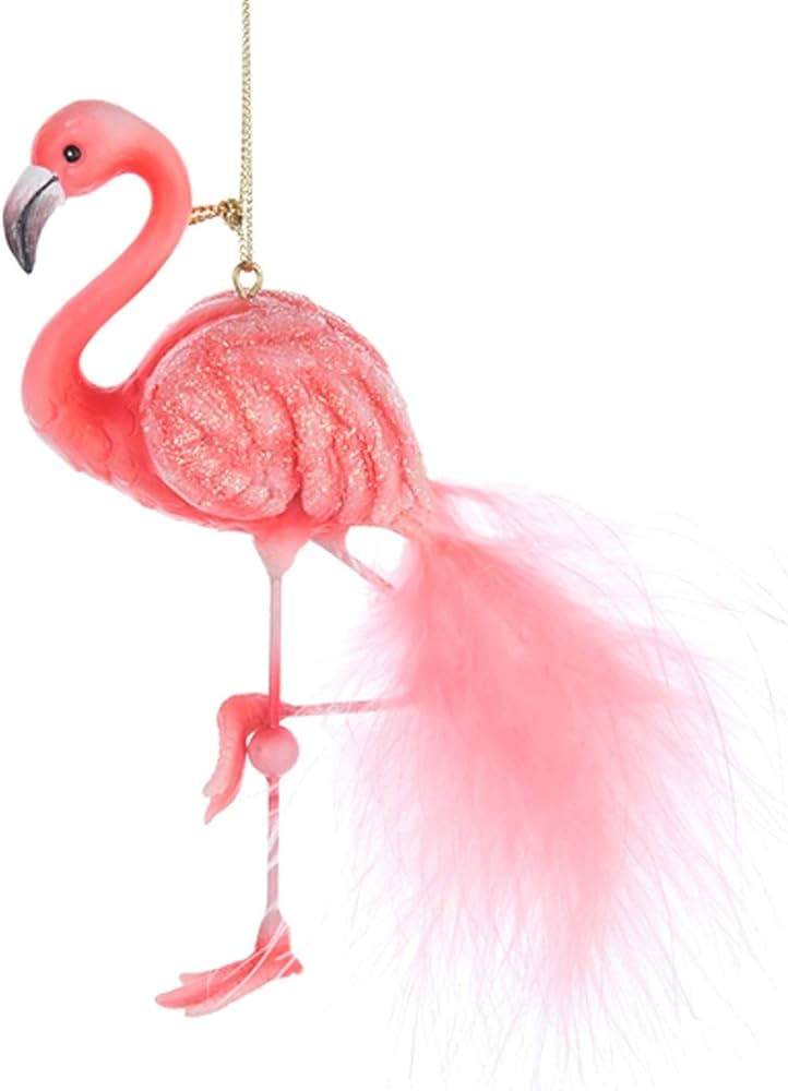 Kurt Adler Pink Flamingo Christmas Ornament | Amazon (US)