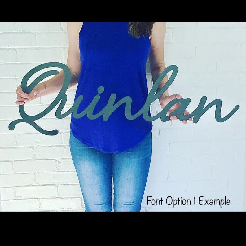 Custom Metal Name Sign, Custom Wall Art, Large Name Sign, Large Custom Last Name Sign, Backdrop S... | Etsy (US)