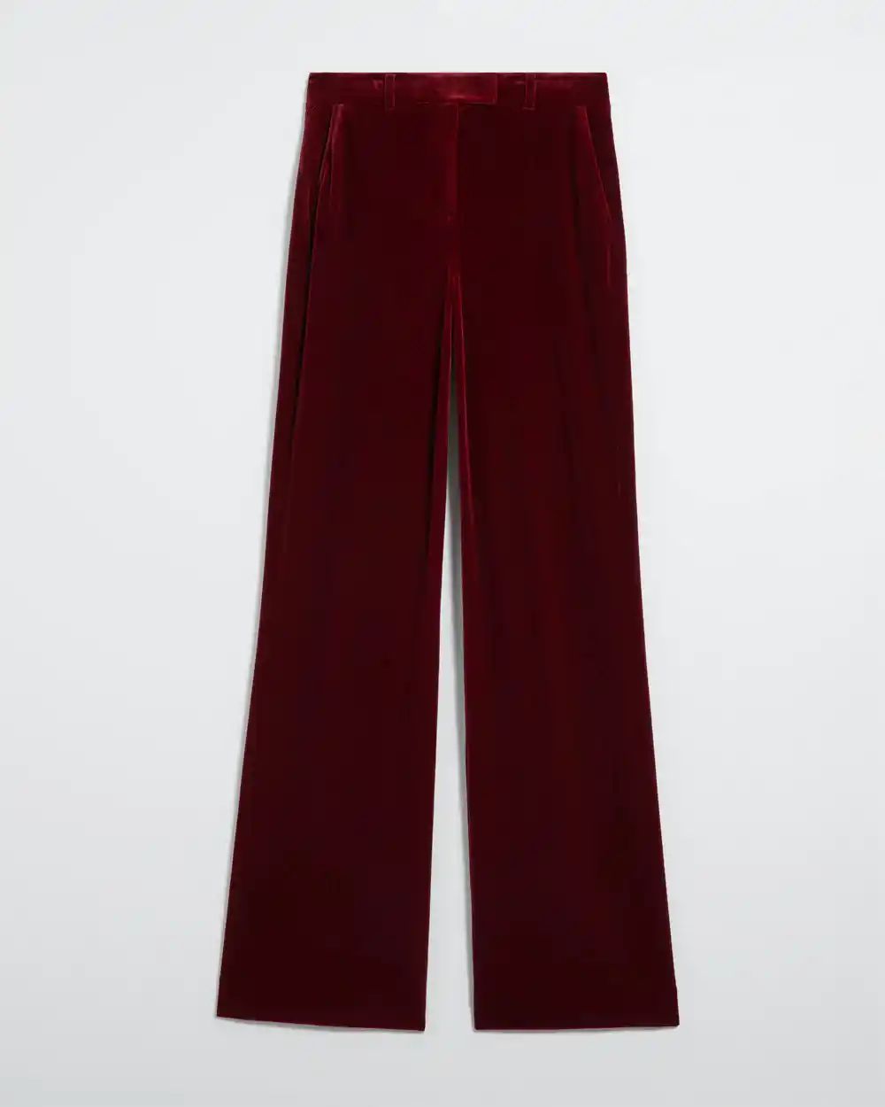 WHBM® Luna Wide Leg Velvet Trousers | White House Black Market