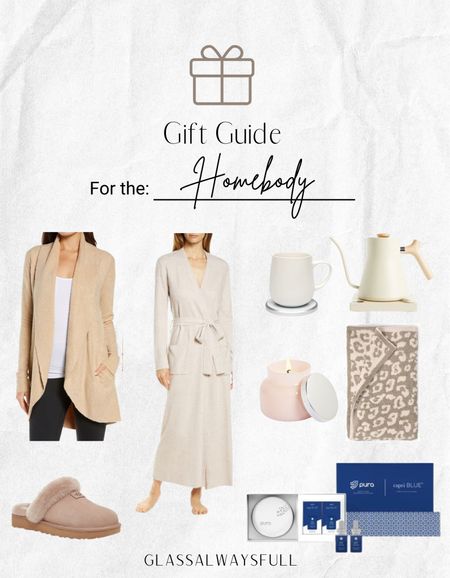 Gift guide for the homebody, gift guide for mom, gift guide for sister, gift guide for mother in law, barefoot dreams, Christmas gifts, neutral cardigan, robe, mug warmer, kettle, ugg slippers, Pura diffuser, Christmas gifts for her. Callie Glass 




#LTKCyberweek #LTKhome #LTKGiftGuide