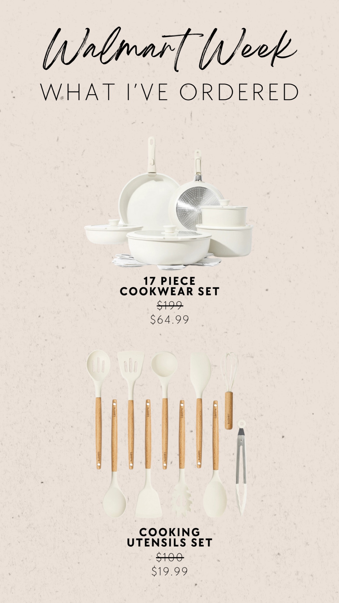 Snagged new cookware + utensils today! This cookware set is currently viral on social media thanks to the removable handles for easy storage, so I was excited to find it for only $64! Thousands of five star reviews ❤️

I’ll be sharing more of my favorite Summer Sales deals throughout the week! Let me know if you’re shopping for something specific 🥰 

#LTKFindsUnder100 #LTKSummerSales #LTKHome