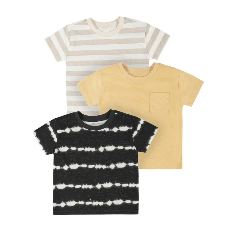 Modern Moments by Gerber Baby and Toddler Boy Short-Sleeve T-Shirts, 3-Pack, Sizes 12M-5T - Walma... | Walmart (US)