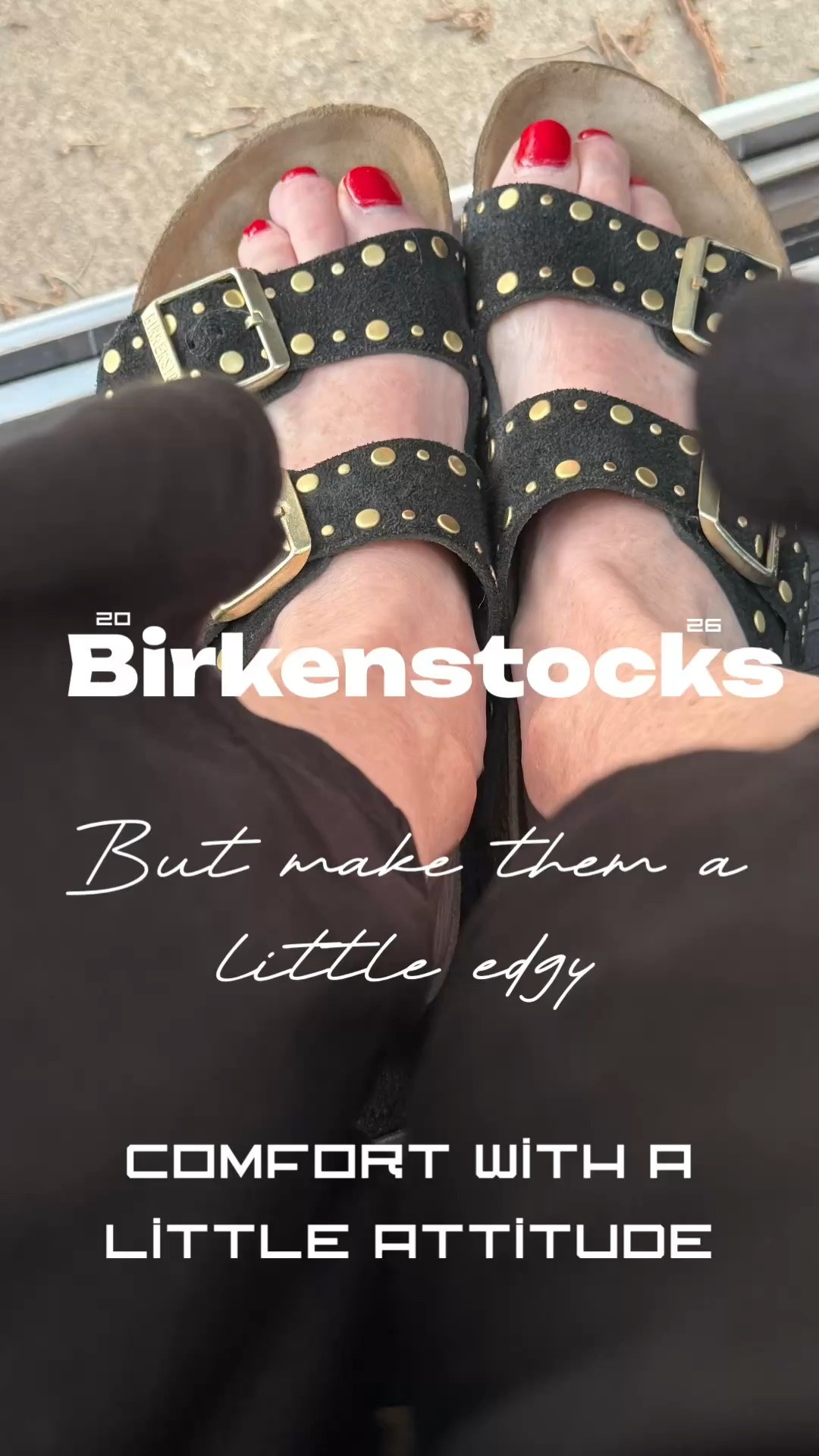 Birkenstocks, but make them a little edgy. 🖤✨ Comfort with a little attitude.

#BirkenstockStyle #LTKStyle #Over40Style #CasualChic #EverydayStyle

#LTKOver40 #LTKdayinmylife #LTKmomlife
