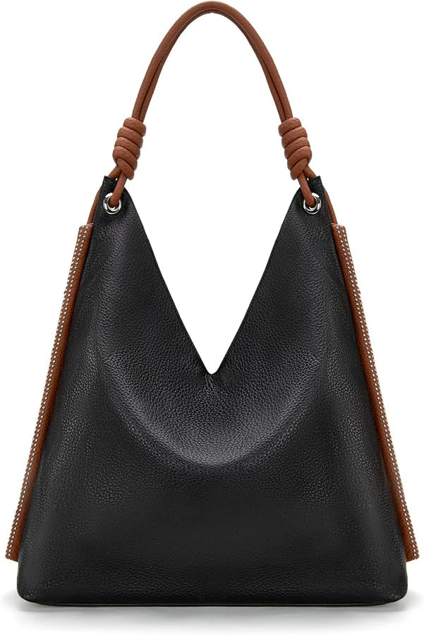 Montana West Hobo Bags for Women Soft Slouchy Top Handle Shoulder Purses Handbag with Knot Strap | Amazon (US)