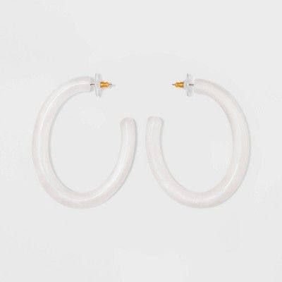 SUGARFIX by BaubleBar Chic Resin Hoop Earrings | Target
