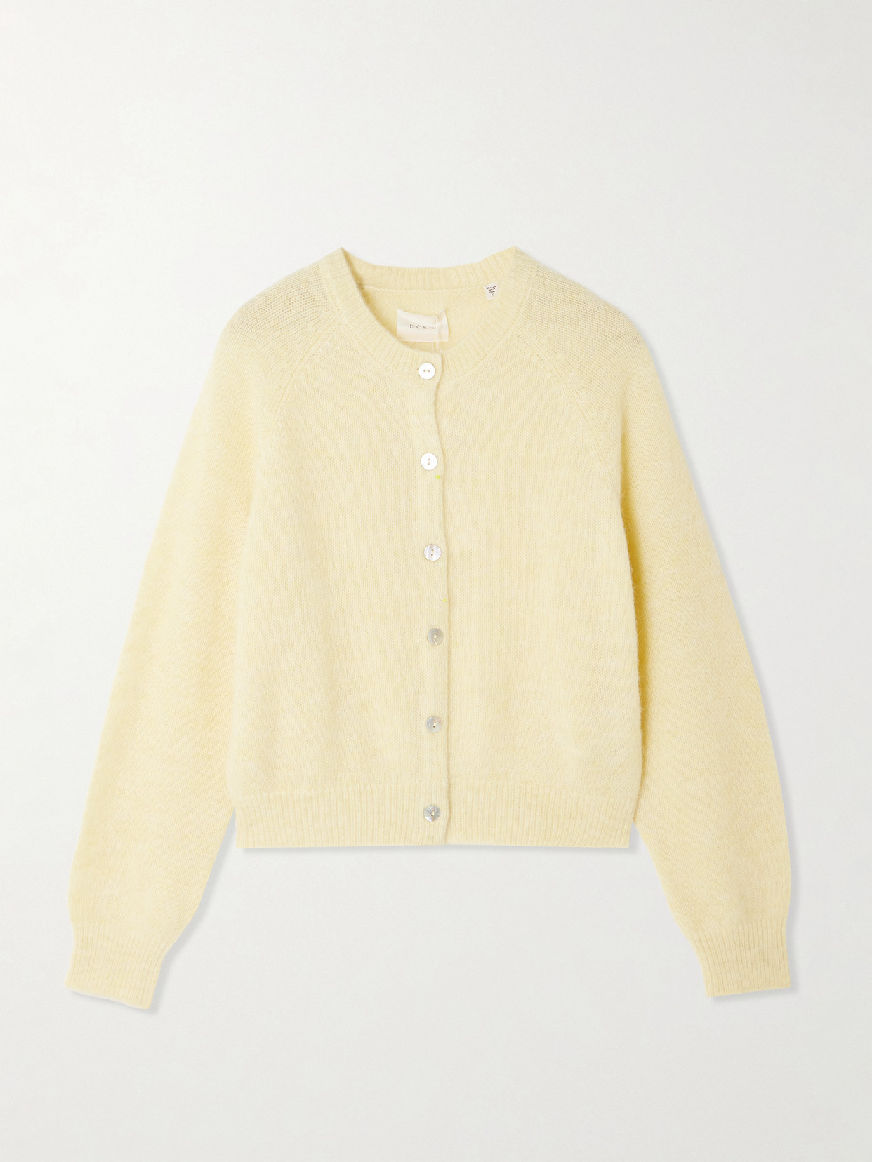 DÔEN - Petra Knitted Cardigan - Yellow | NET-A-PORTER (US)