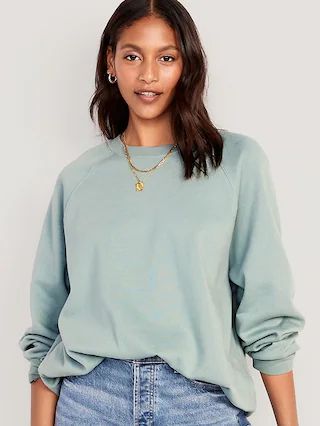 Oversized Vintage Tunic Sweatshirt for Women | Old Navy (CA)