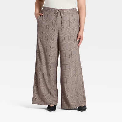 Women's Wide Leg Pull-On Pants - A New Day™ | Target