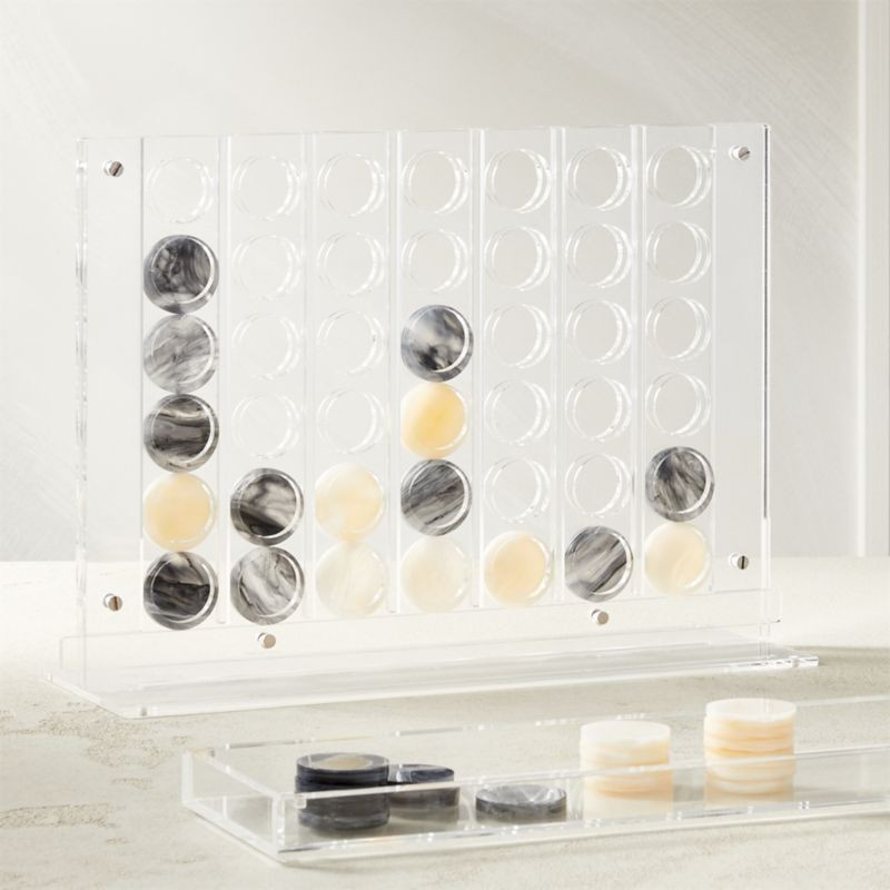 Game: Four in a Row, Acrylic | CB2