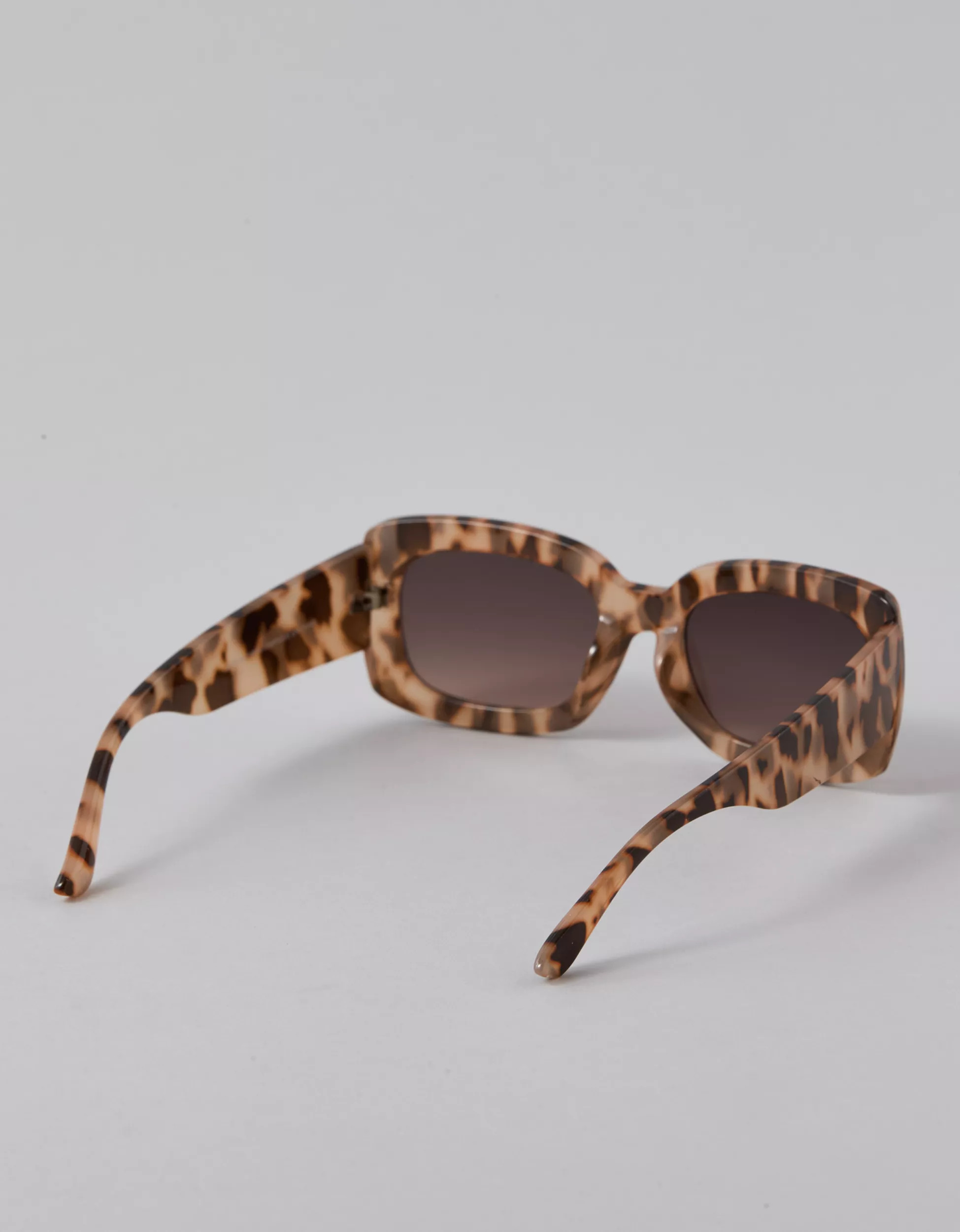 AE Square Tortoise Shell Sunglasses | American Eagle Outfitters (US & CA)