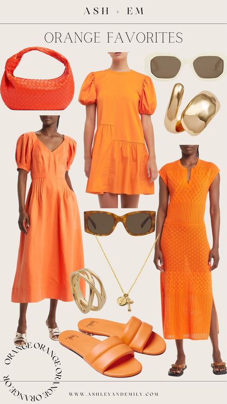 Orange favorites for summer - summer orange - orange fashion - orange dresses - orange accessories 

#LTKstyletip #LTKfit #LTKFind