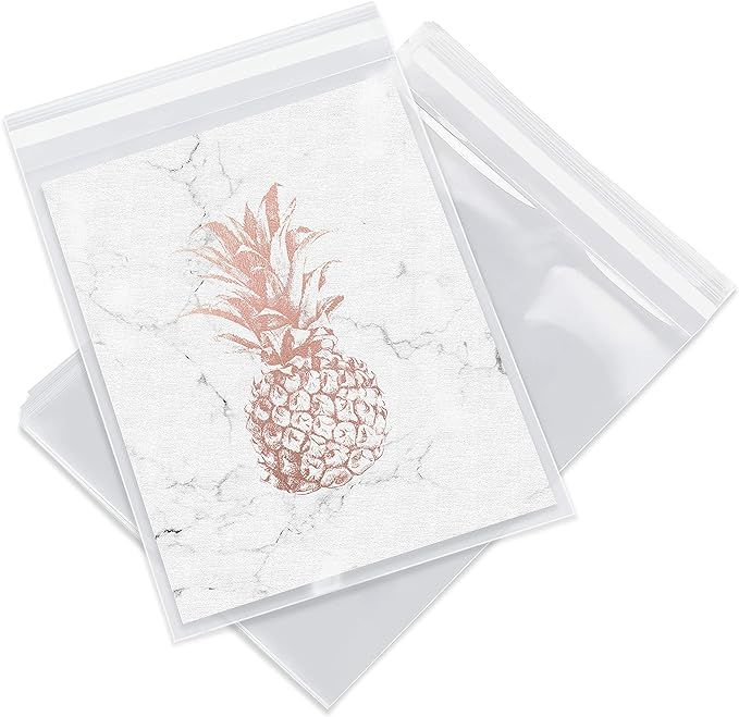 Pack It Chic - 8” X 10” (200 Pack) Clear Resealable Cellophane Cello Bags - Fits 8X10 Prints,... | Amazon (US)