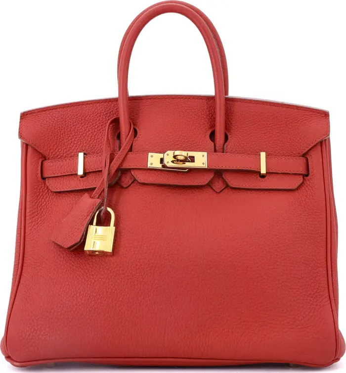 Birkin Handbag Red Togo with Gold Hardware 25 | Nordstrom
