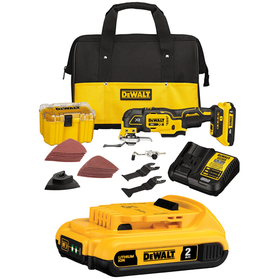 DEWALT XR 2-Piece Cordless Brushless 20V Max Oscillating Multi-Tool Kit & Extra Battery (Case Included) | Lowe's