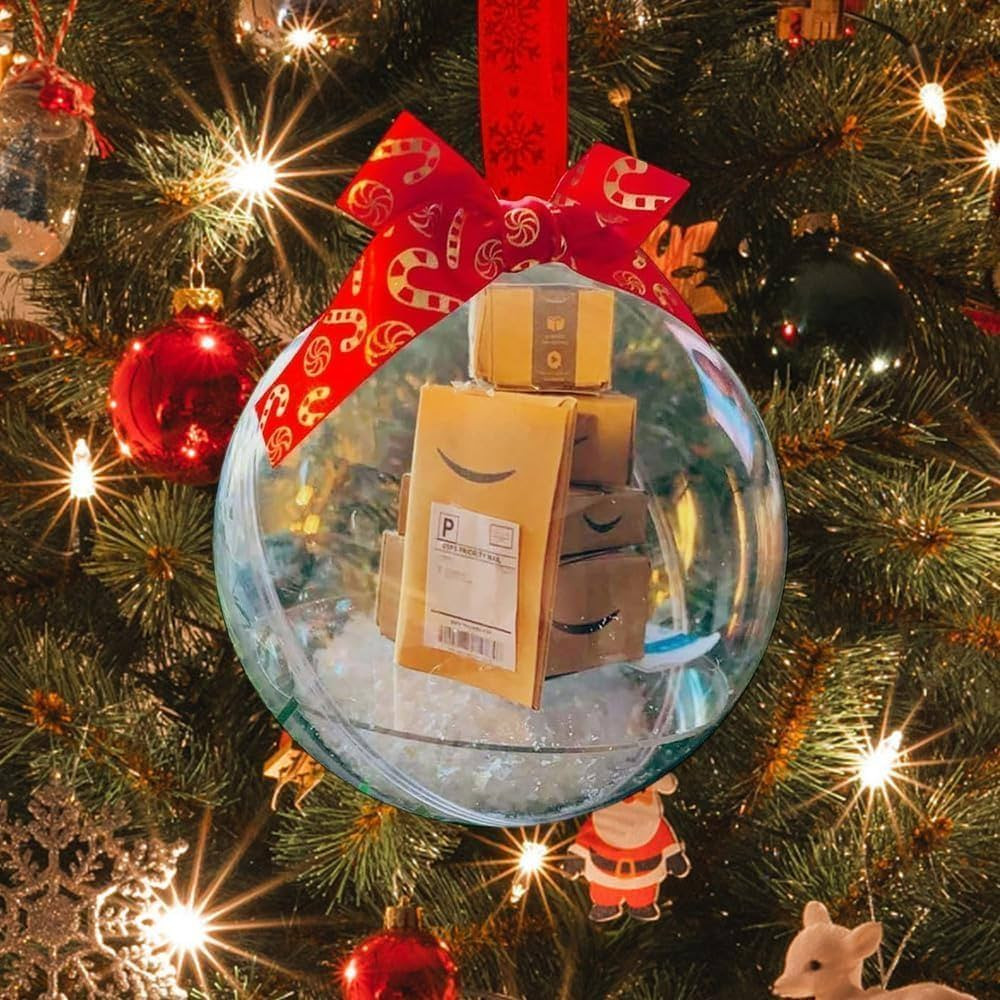2023 New Funny Ornament - Mini Packages Ornament, Christmas Mini Express Box Ornament Tree Decora... | Amazon (US)