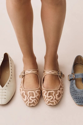 Sam Edelman Michaela Mesh Mary Jane Flats | Anthropologie (US)