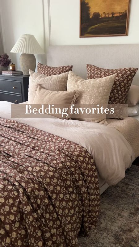 This might be my favorite bedding I’ve ever owned. The patterned floral quilt and matching shams are absolutely stunning! So in love with the floral pattern and deep rust color 

#LTKVideo #LTKstyletip #LTKhome