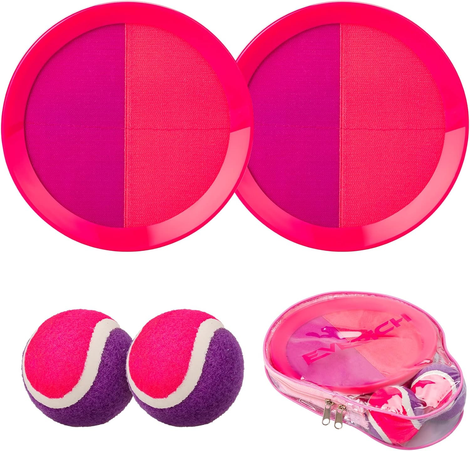 EVERICH TOY Beach Toys Outdoor Games for Kids Ages 3-10-Yard Lawn Games Ball Catch Games Paddle T... | Amazon (US)