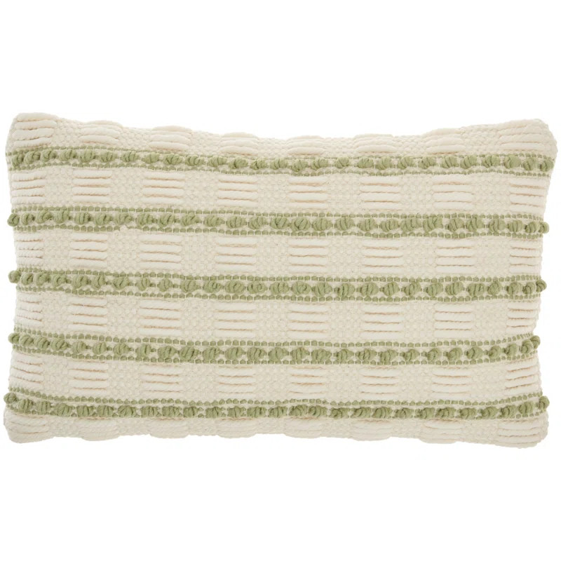 GC384-012020 Textured Cotton Blend Throw Pillow | Wayfair North America