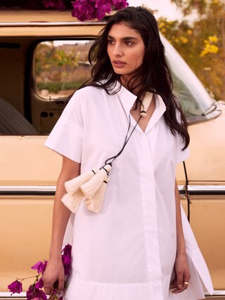 Rhyah Poplin Mini Dress | Banana Republic (CA)