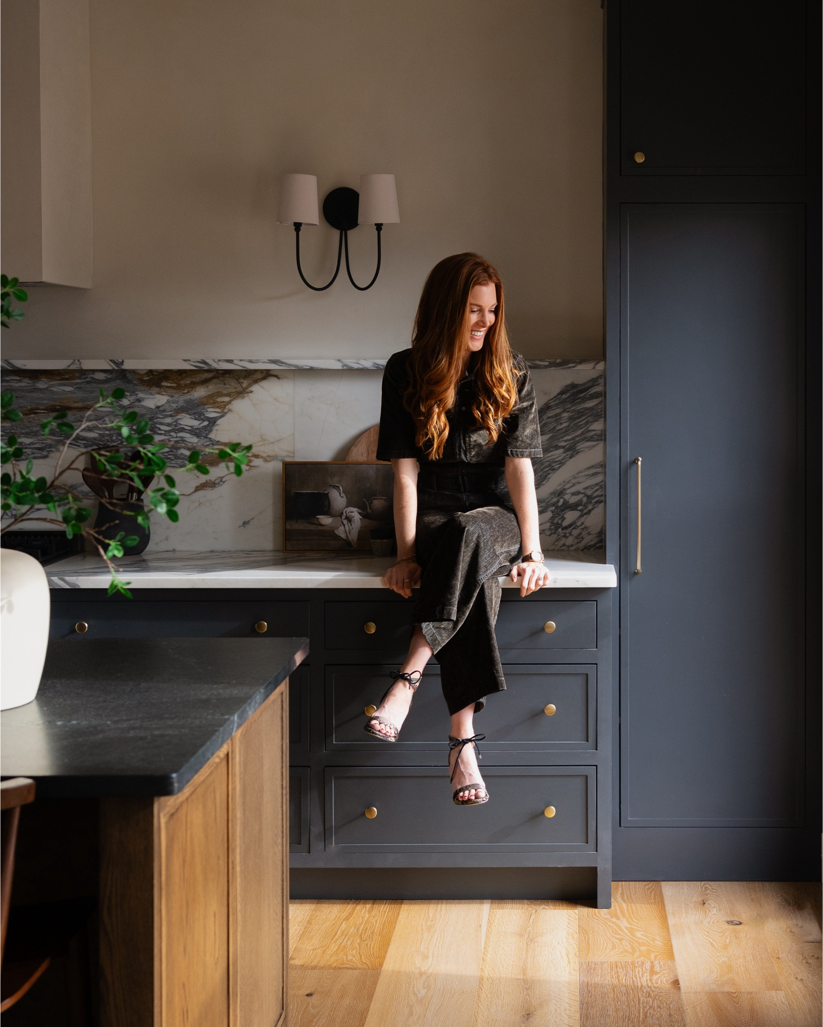 I’m known for loving natural wood tones, but this kitchen felt like the perfect place to take a little risk. Adding color here brought so much depth and personality…a reminder that bold choices can still feel timeless!

#LTKHome #LTKSaleAlert